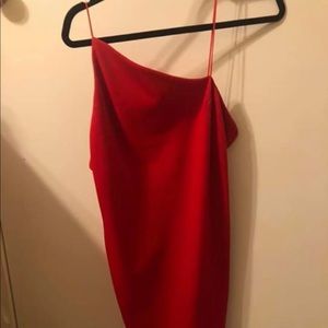 Red dress